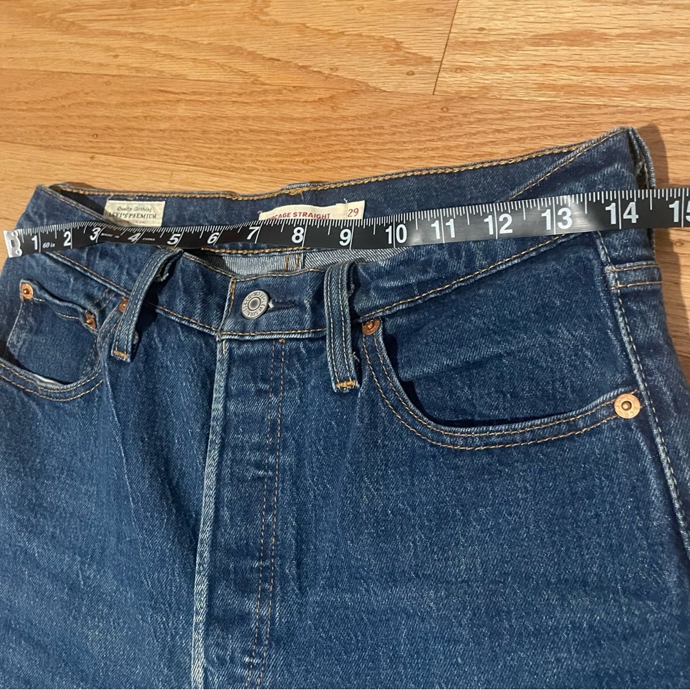 ❌SOLD❌LEVI’S  RIBCAGE STRAIGHT ANKLE WOMEN'S JEANS Size 29 - Picture 7 of 11